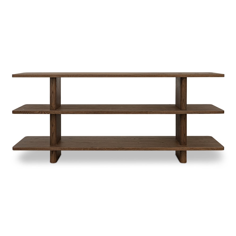 Moes Home - Casey Small Bookcase Dark Brown - FC-1016-20 view 1