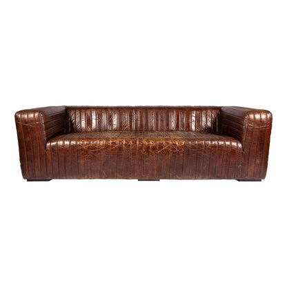 Moes Home - Castle Sofa in Brown - PK-1009-20 veiw 1
