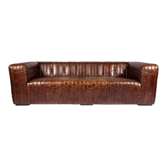 Moes Home - Castle Sofa in Brown - PK-1009-20 veiw 1
