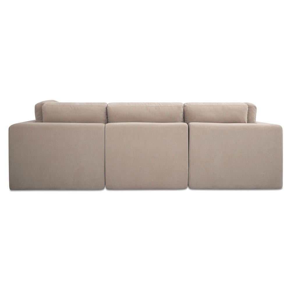 Moes Home - Cates Classic L Modular Sectional Pebble - VV-1017-34 view 5