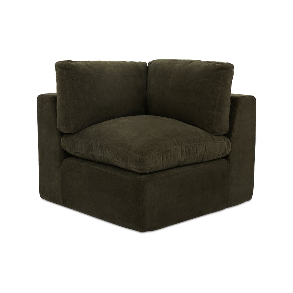 Moes Home - Cates Corner Chair Dark Green - VV-1010-27 view 1
