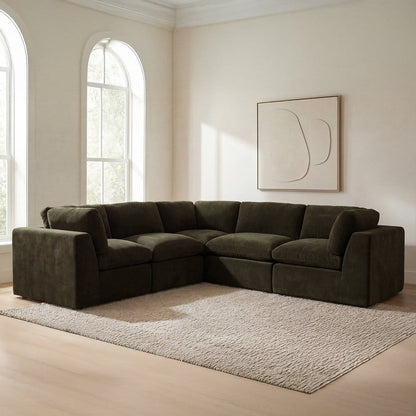 Moes Home - Cates Corner Chair Dark Green - VV-1010-27 view 7