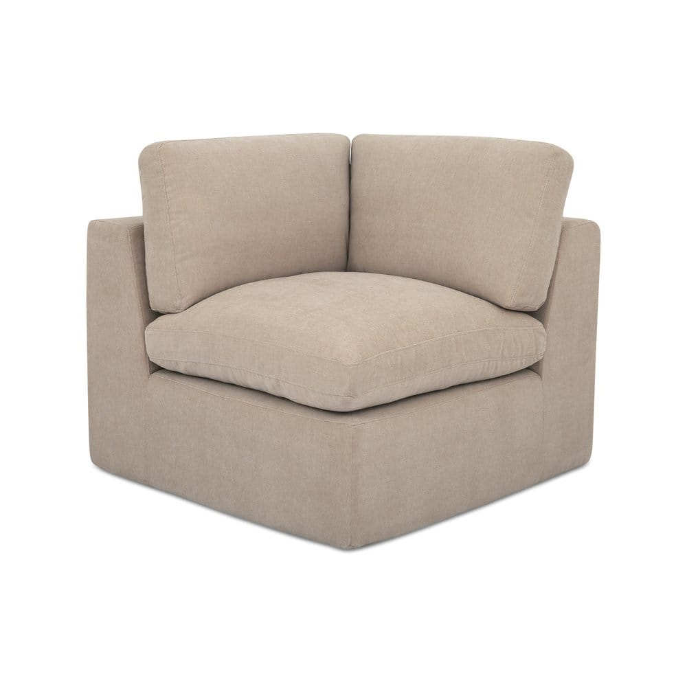Moes Home - Cates Corner Chair Pebble - VV-1010-34 view 1