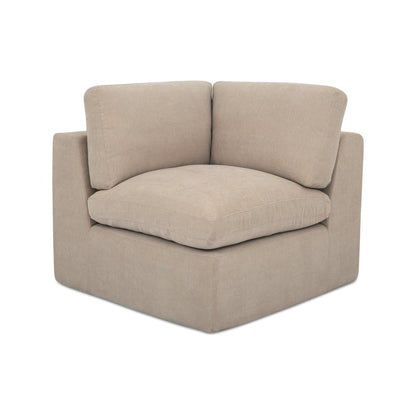 Moes Home - Cates Corner Chair Pebble - VV-1010-34 view 1