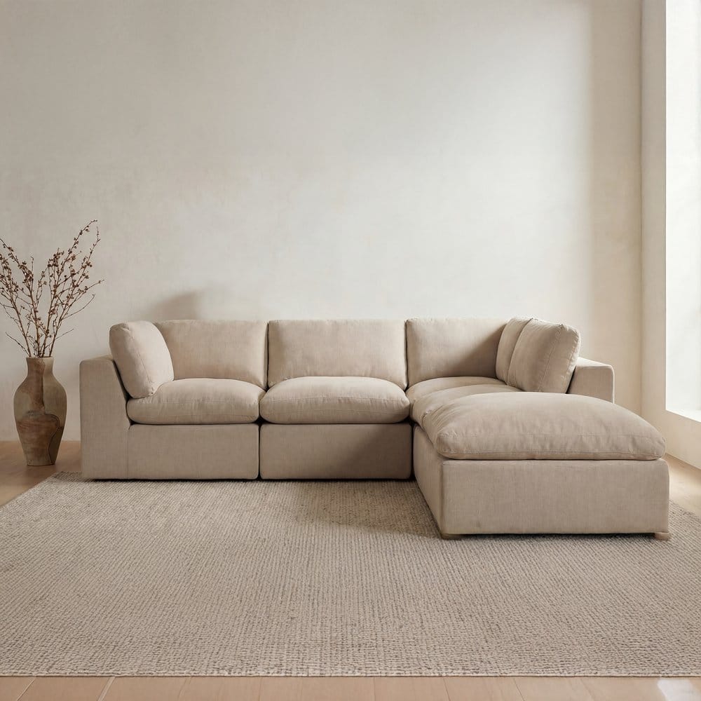 Moes Home - Cates Dream Modular Sectional Pebble - VV-1016-34 view 9