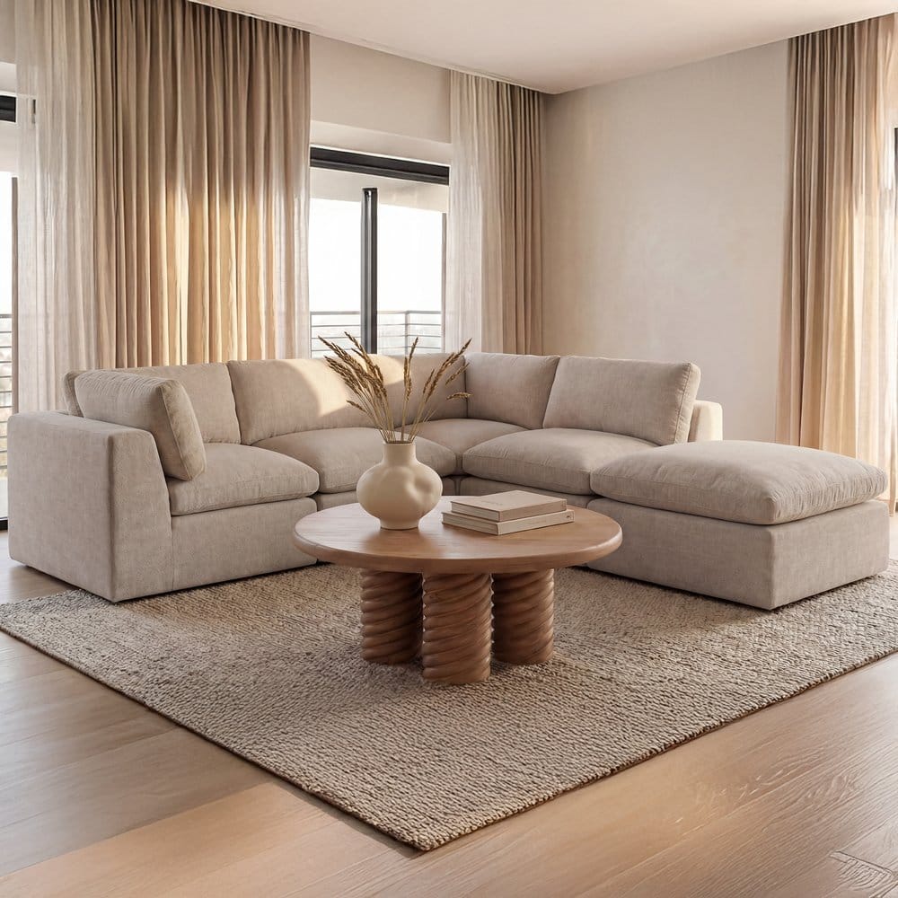 Moes Home - Cates Dream Modular Sectional Pebble - VV-1016-34 view 11