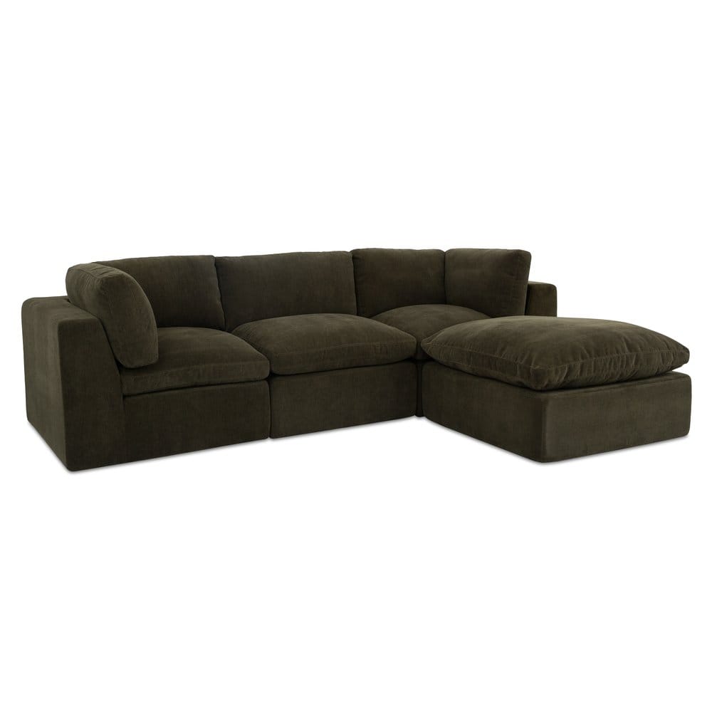 Moes Home - Cates Lounge Modular Sectional Dark Green - VV-1015-27 view 3
