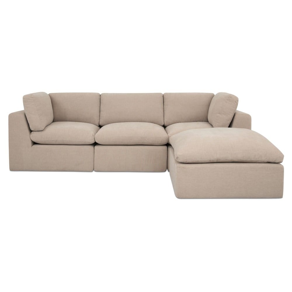 Moes Home - Cates Lounge Modular Sectional Pebble - VV-1015-34 view 2