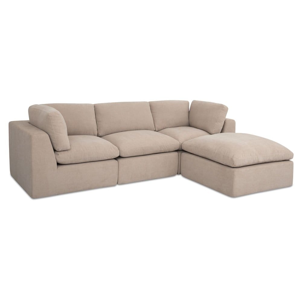 Moes Home - Cates Lounge Modular Sectional Pebble - VV-1015-34 view 3