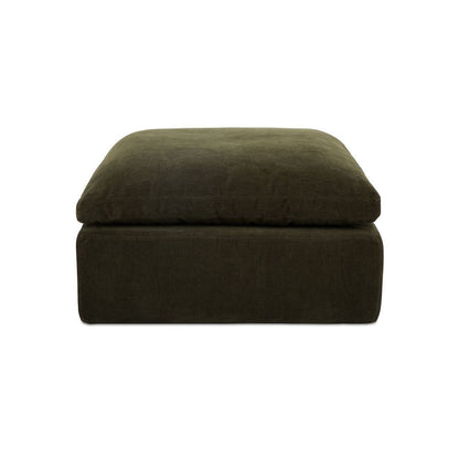 Moes Home - Cates Ottoman Dark Green - VV-1012-27 view 4
