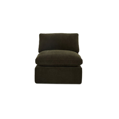 Moes Home - Cates Slipper Chair Dark Green - VV-1011-27 view 1