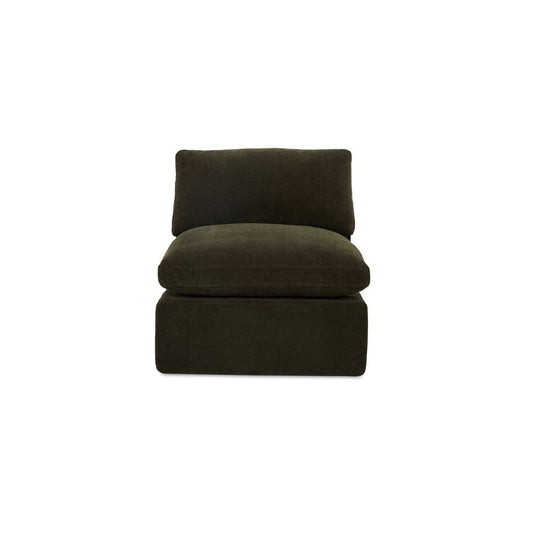 Moes Home - Cates Slipper Chair Dark Green - VV-1011-27 view 1