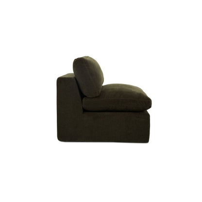 Moes Home - Cates Slipper Chair Dark Green - VV-1011-27 view 4