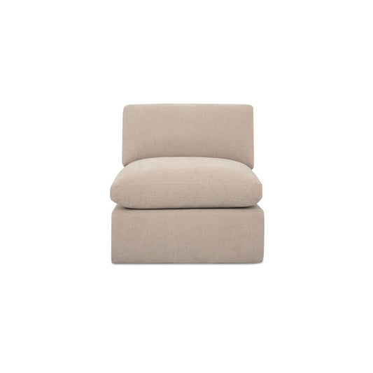 Moes Home - Cates Slipper Chair Pebble - VV-1011-34 view 2