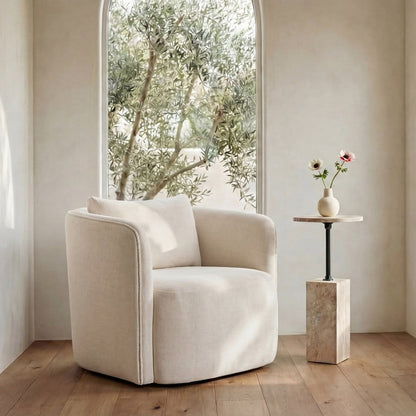 Moes Home - Cecil Accent Chair Warm White - OA-1114-05 view 9
