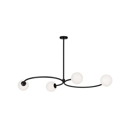 Moes Home - Cedric Pendant Lamp White - BZ-1166-18 view 1