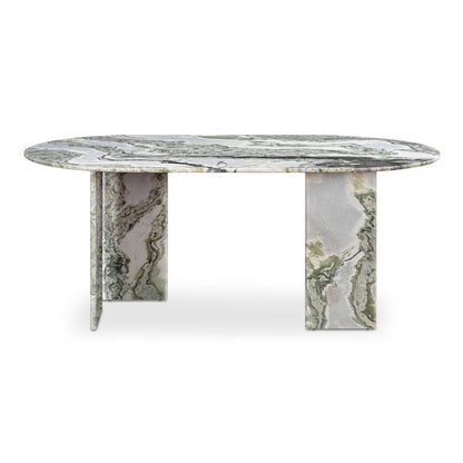 Moes Home - Celia Oval Dining Table Green Onyx Marble - JD-1075-16-0 view 2