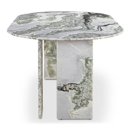 Moes Home - Celia Oval Dining Table Green Onyx Marble - JD-1075-16-0 view 4