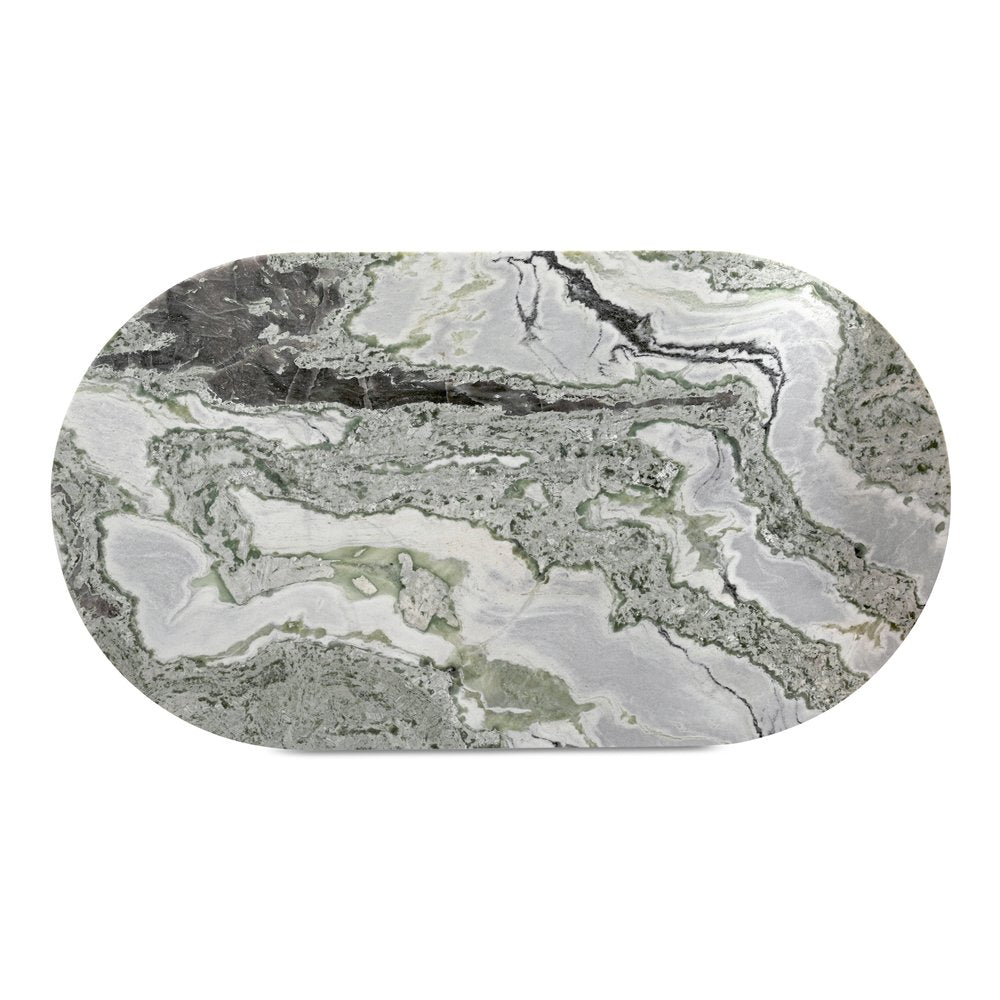 Moes Home - Celia Oval Dining Table Green Onyx Marble - JD-1075-16-0 view 6