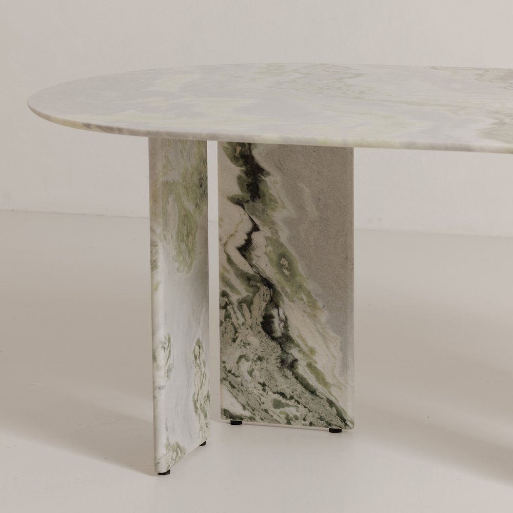 Moes Home - Celia Oval Dining Table Green Onyx Marble - JD-1075-16-0 view 10