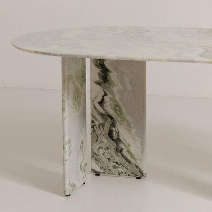 Moes Home - Celia Oval Dining Table Green Onyx Marble - JD-1075-16-0 view 10