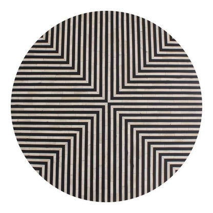 Moes Home - Chameau Coffee Table Small in Black and White - GZ-1147-37 veiw 3