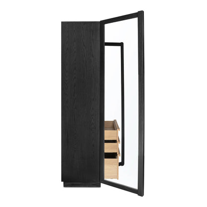 Moes Home - Charlotte Tall Cabinet Black - YR-1021-37 view 7