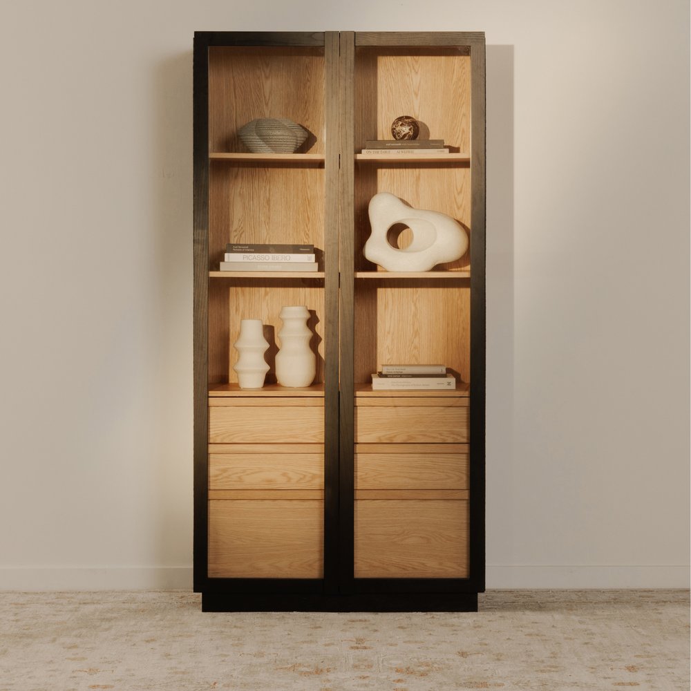 Moes Home - Charlotte Tall Cabinet Black - YR-1021-37 view 18