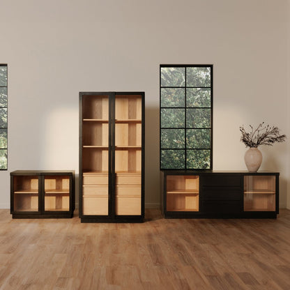Moes Home - Charlotte Tall Cabinet Black - YR-1021-37 view 20