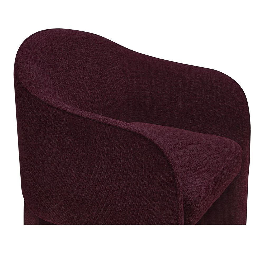 Moes Home - Clara Dining Chair Plum - EH-1116-38 view 6