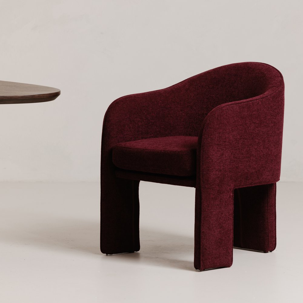 Moes Home - Clara Dining Chair Plum - EH-1116-38 view 7