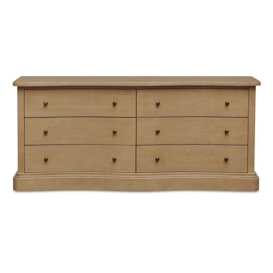 Moes Home - Clarence 6 Drawer Dresser Natural - EM-1011-24 view 1