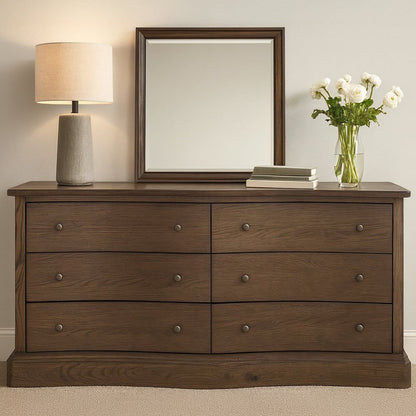 Moes Home - Clarence 6 Drawer Dresser Warm Brown - EM-1011-03 view 8
