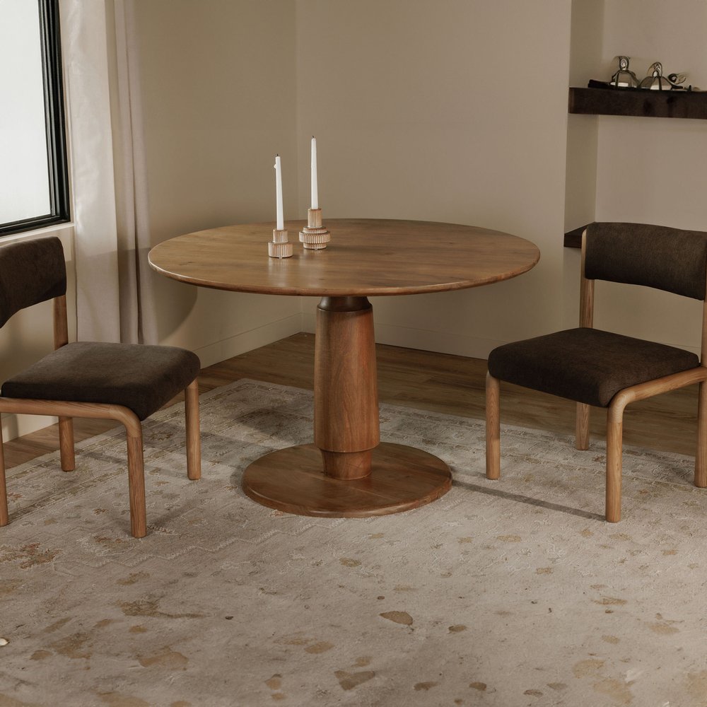 Moes Home - Clark Dining Table Brown - DR-1331-03 view 6