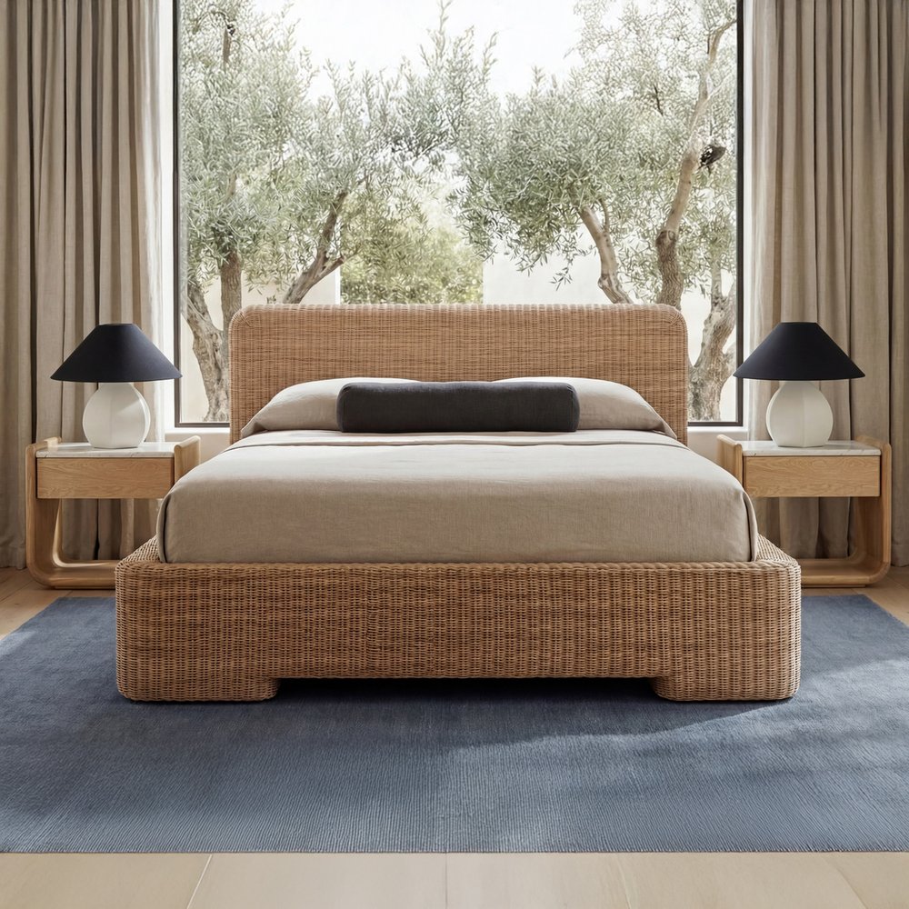 Moes Home - Claudia Bed King Natural - ET-1004-24-0 view 11