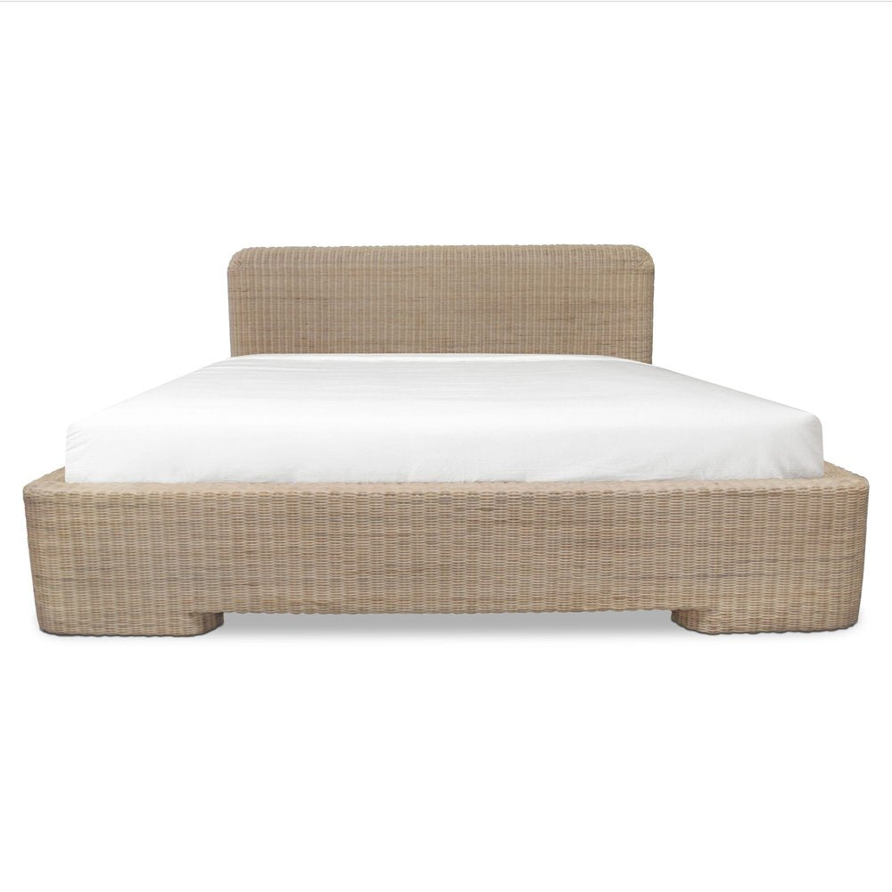 Moes Home - Claudia Bed Queen Natural - ET-1003-24-0 view 1
