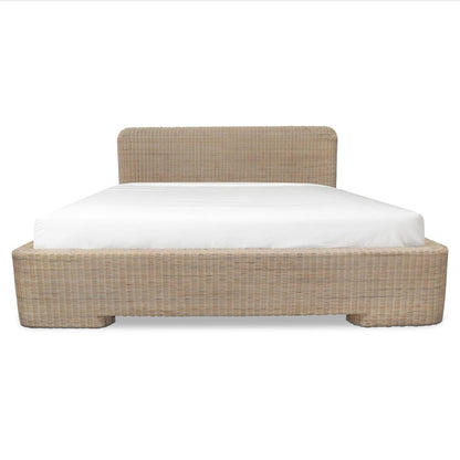 Moes Home - Claudia Bed Queen Natural - ET-1003-24-0 view 1
