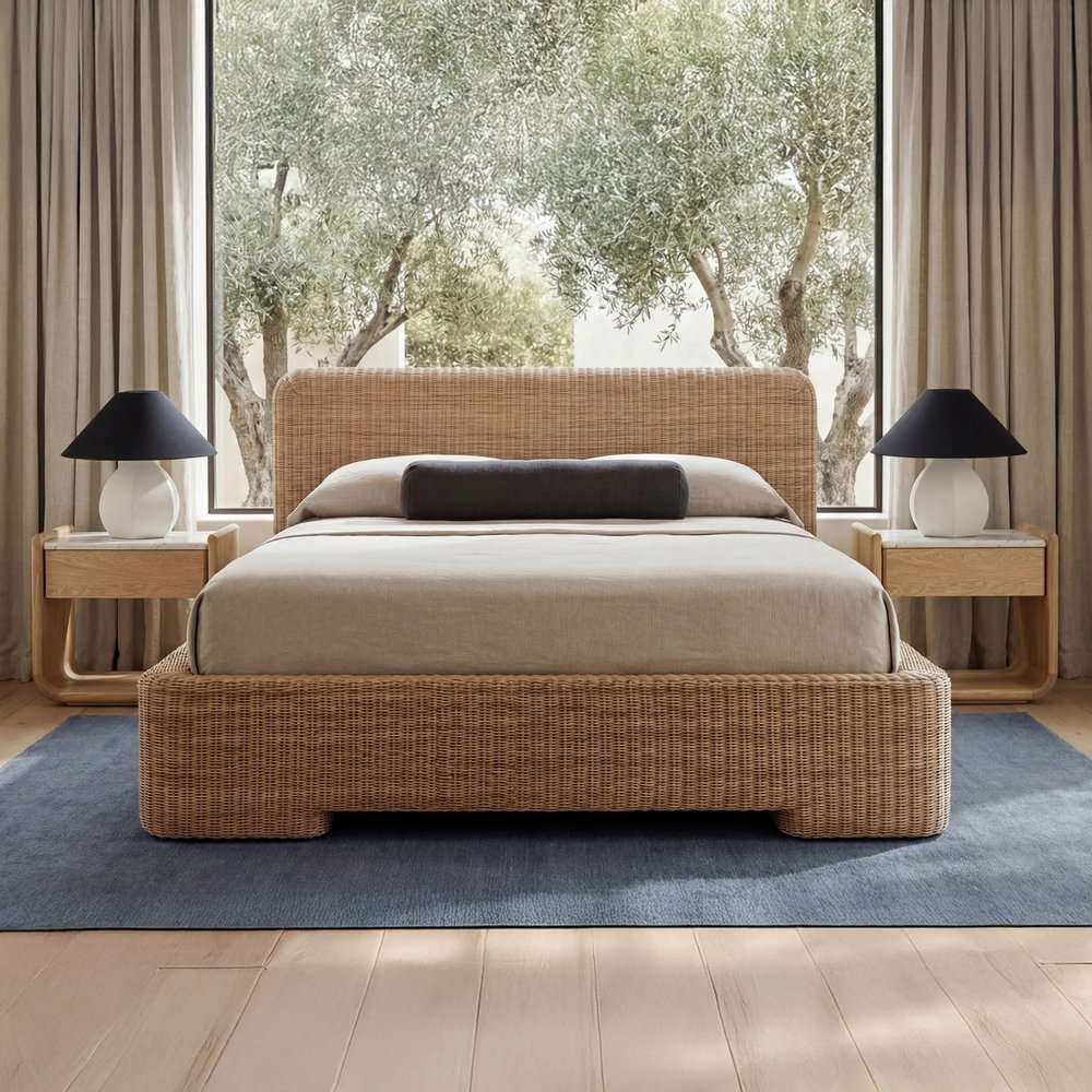 Moes Home - Claudia Bed Queen Natural - ET-1003-24-0 view 11