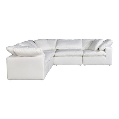 Moes Home - Clay Classic L Modular Sectional Livesmart in Fabric Cream - YJ-1010-05 veiw 2