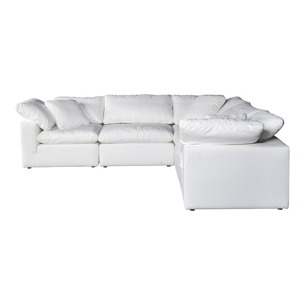Moes Home - Clay Classic L Modular Sectional Livesmart in Fabric Cream - YJ-1010-05 veiw 3