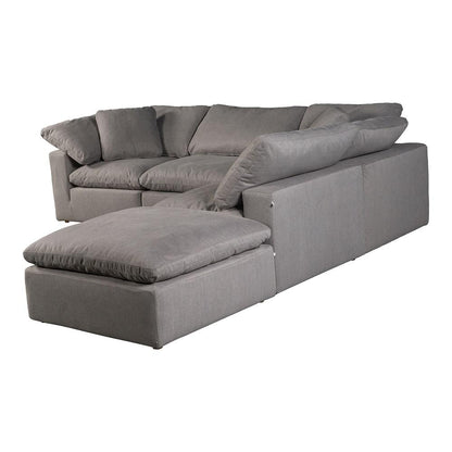 Moes Home - Clay Dream Modular Sectional Livesmart Fabric in Light Grey - YJ-1011-29 veiw 3