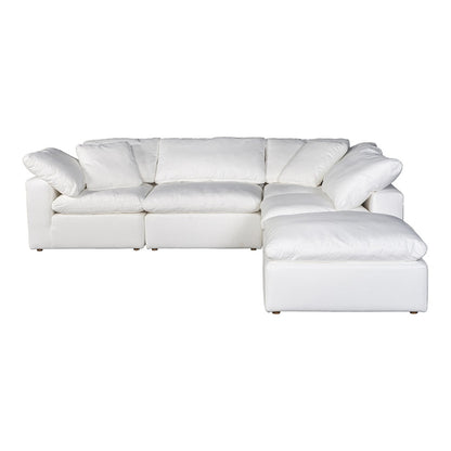 Moes Home - Clay Dream Modular Sectional Livesmart in Fabric Cream - YJ-1011-05 veiw 1