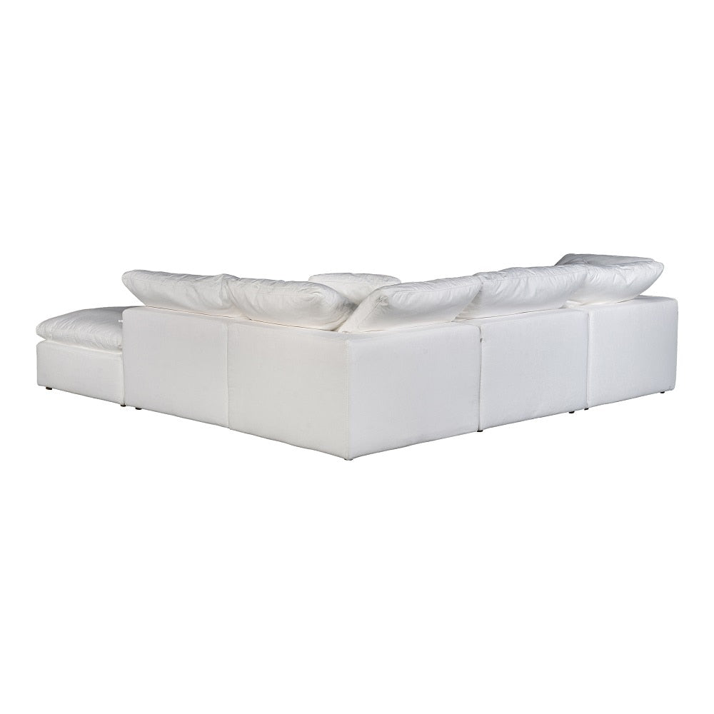 Moes Home - Clay Dream Modular Sectional Livesmart in Fabric Cream - YJ-1011-05 veiw 4