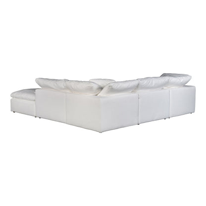 Moes Home - Clay Dream Modular Sectional Livesmart in Fabric Cream - YJ-1011-05 veiw 4