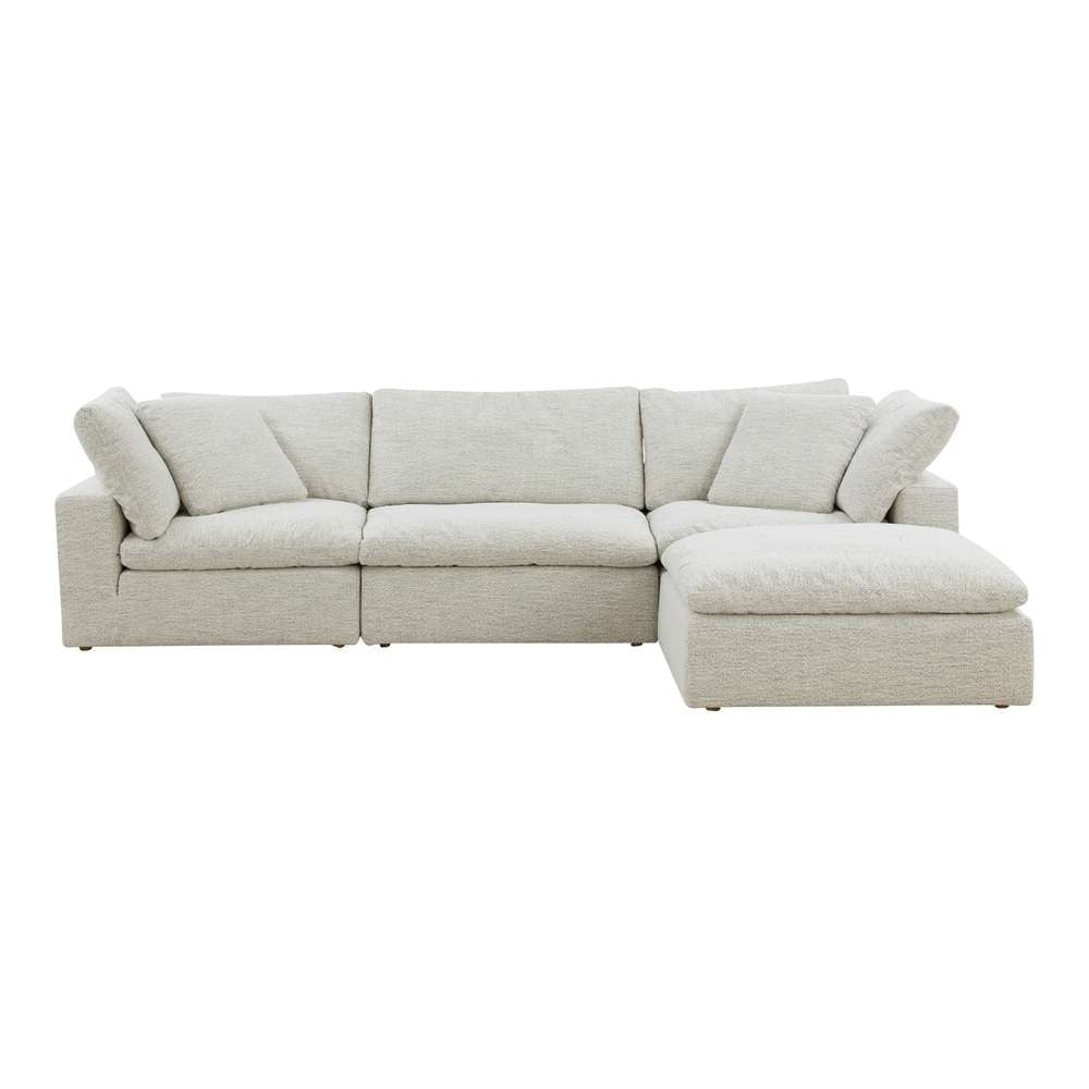 Moes Home - Clay Lounge Modular Performance Fabric Coastside Sand - YJ-1008-49 veiw 1