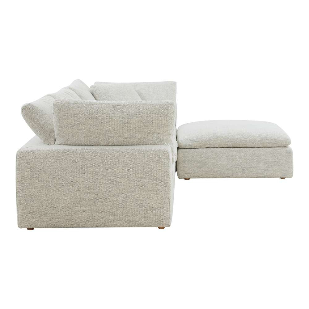 Moes Home - Clay Lounge Modular Performance Fabric Coastside Sand - YJ-1008-49 veiw 3