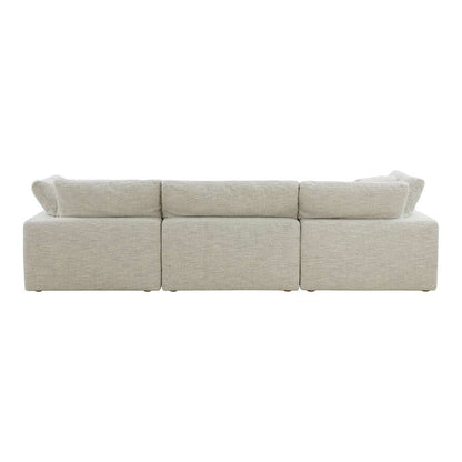 Moes Home - Clay Lounge Modular Performance Fabric Coastside Sand - YJ-1008-49 veiw 4