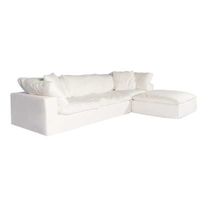 Moes Home - Clay Lounge Modular Sectional Livesmart in Fabric Cream - YJ-1008-05 veiw 2