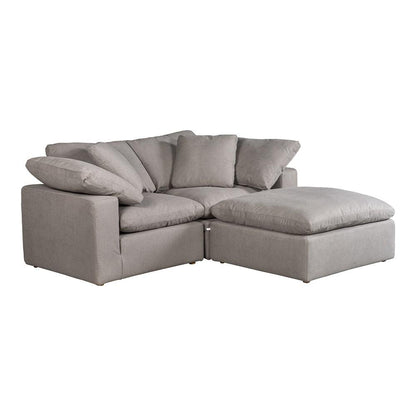 Moes Home - Clay Nook Modular Sectional Livesmart Fabric in Light Grey - YJ-1009-29 veiw 2