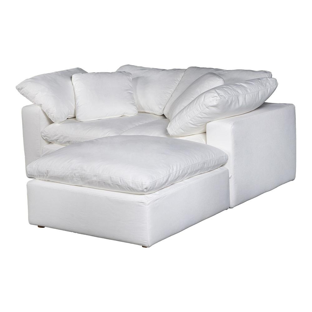 Moes Home - Clay Nook Modular Sectional Livesmart in Fabric Cream - YJ-1009-05 veiw 2